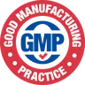GMP certified facility badge